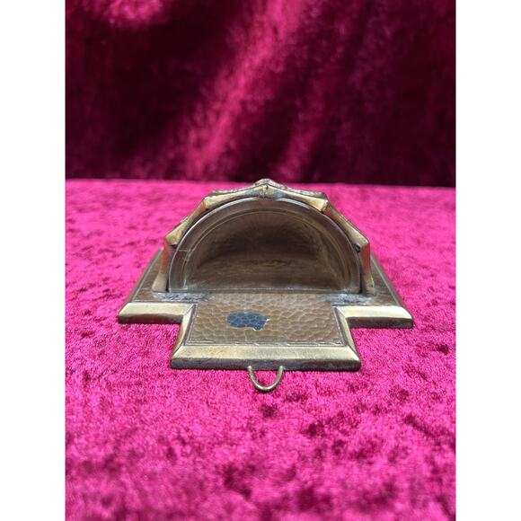 Vintage Religio Wall Decor Metal Holy Water Font Crown Of Thorns West Germany - Picture 5 of 13